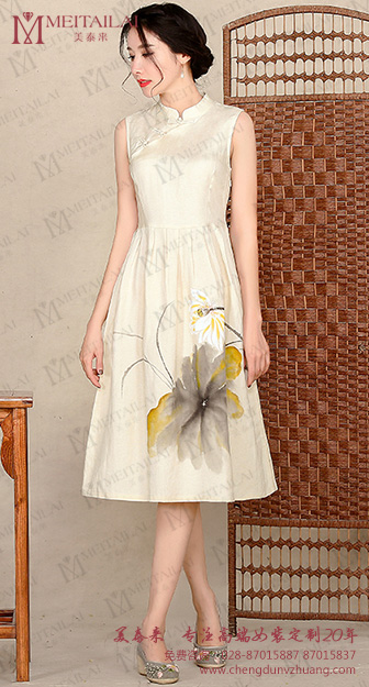 休闲旗袍职业装